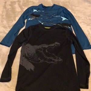 2 long sleeve dry wick shirts